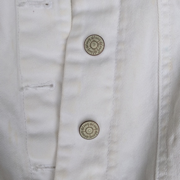 White jean jacket - Picture 4 of 6